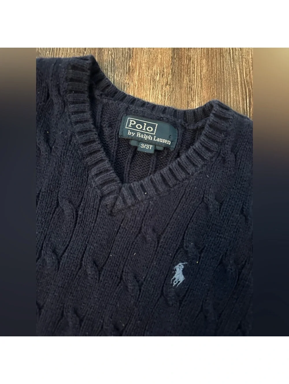 Polo by Ralph Lauren boys Navy Sweater Vest